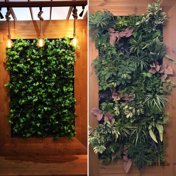 دیوارسبز با گیاهان آپارتمانی